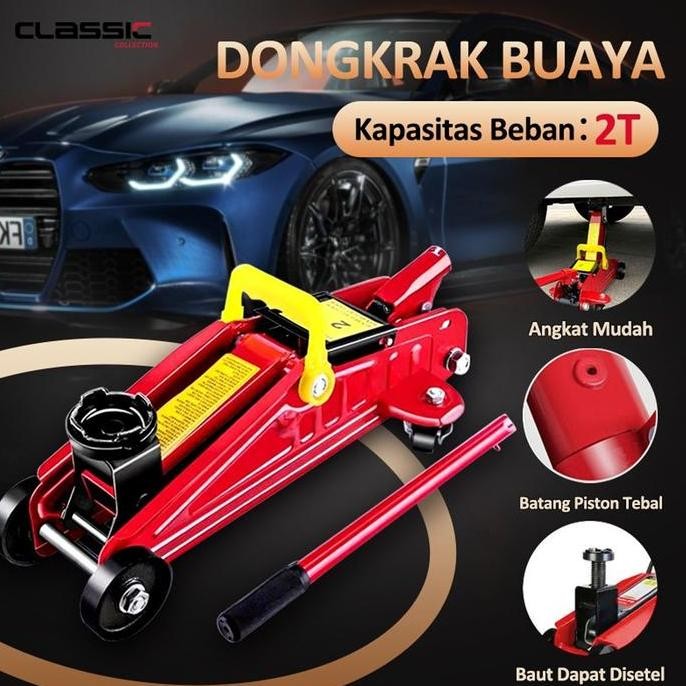 BEARERS- 2T Dongkrak Mobil / Jack Dongkrak Mobi 2 Ton / Hydraullc Jack Floor / 2T Ton Universal Dong
