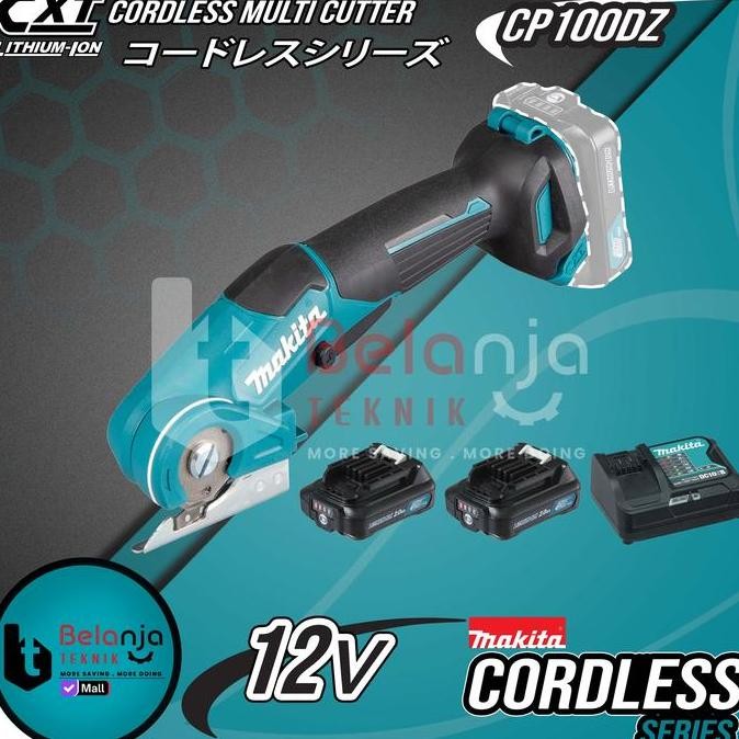 JINICHI- Makita Multi Cutter Cordless CP100DZ Pemotong Kertas Full Set CP 100 Z