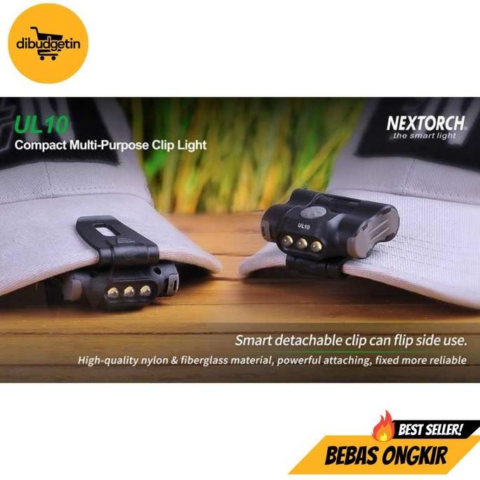 FUSHIGURO- NEXTORCH Senter Klip LED Multifunction 70 Lumens - UL10