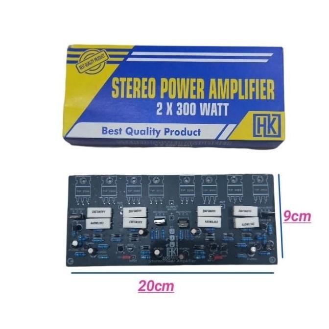 Kit Power Stereo Amplifier 2X300 Watt