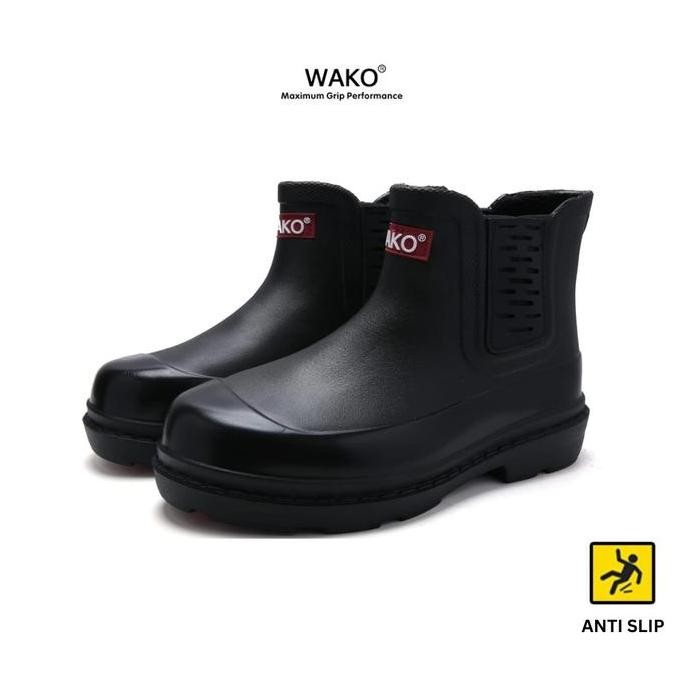 SEPATU BOOTS PENDEK DAPUR PERKEBUNAN ANTI SLIP ANTI AIR #9091