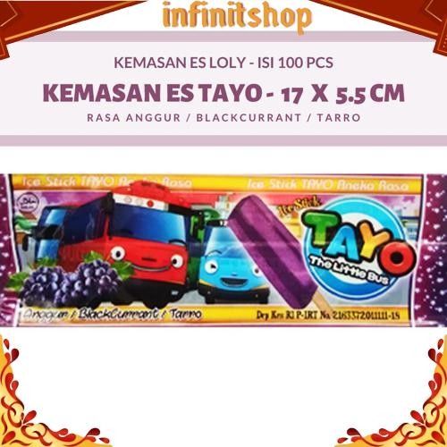 COD Kemasan Es Krim Sti, Bungkus Es Krim Stik, Plastik Es Krim Stik TAYO