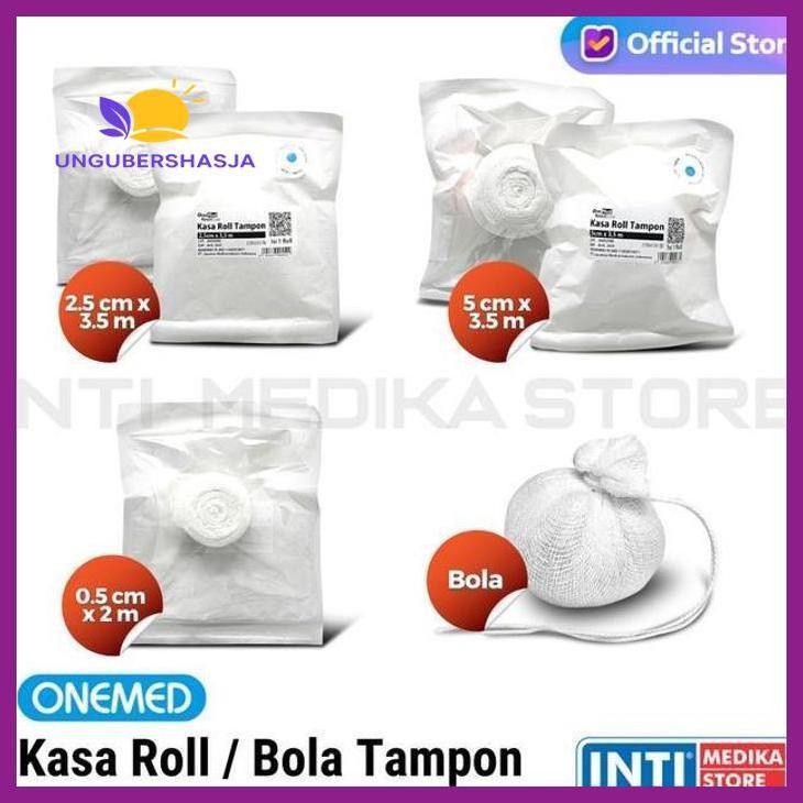 (ORIGINAL) KASA ROLL TAMPON STERIL | KASSA LUKA GULUNG BOLA BESAR KESEHATAN PERLENGKAPAN MEDIS RUMAH