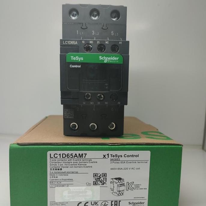 Promo kontaktor Schneider LC1D65a m7 contactor LC1D65am7 LC1D65 am7 COD