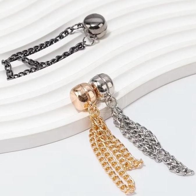 DF278>> Pin Magnet Hijab GBI Super Kuat untuk Jilbab - Muslim Peniti Bros Dagu Ukuran