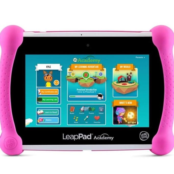 LeapFrog LeapPad Academy Kids Learning Tablet, Pink