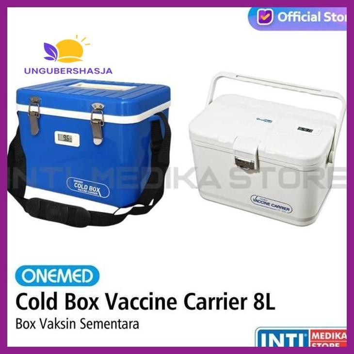 (ORIGINAL) COLD BOX VACCINE CARRIER 8L | BOX VAKSIN SEMENTARA 8 LITER KESEHATAN PERLENGKAPAN MEDIS R