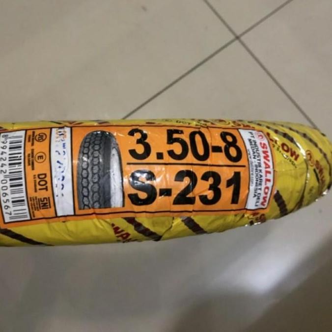 Ban Luar Swallow Ukuran 350 Ring 8 Vespa Super PS Ban Swallow 350 - 8