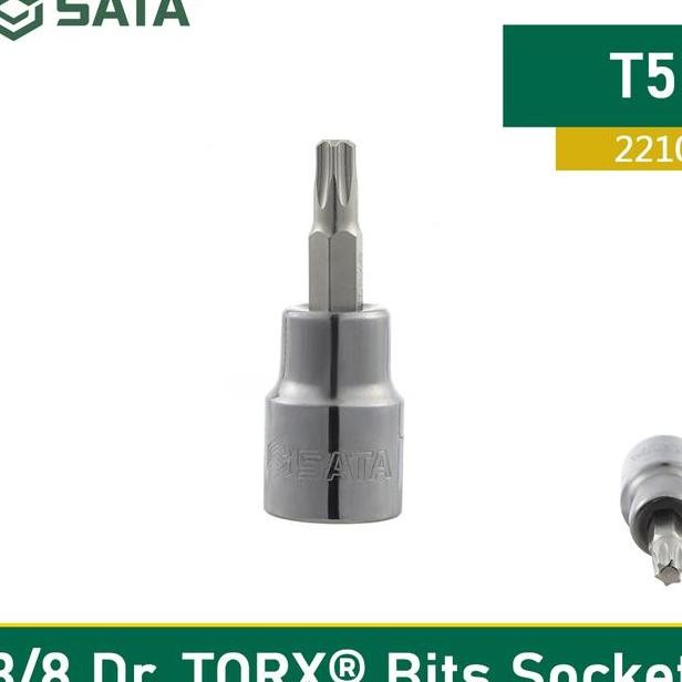 Mata Obeng Sho Bit Bintang T50 22109 38 Dr. Bit Soet Torx Sata