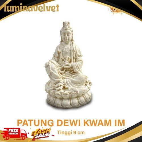 GROSIR Patung Dewi Kwan Im Tinggi 9 cm - Patung Resin - Patung Dewi Kwan Im 9 cm - Dewi Kwan Im - De