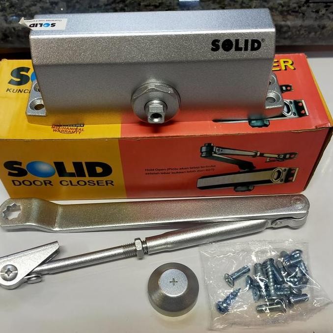 Door Closer Solid Silver / Pendorong Pintu Otomatis