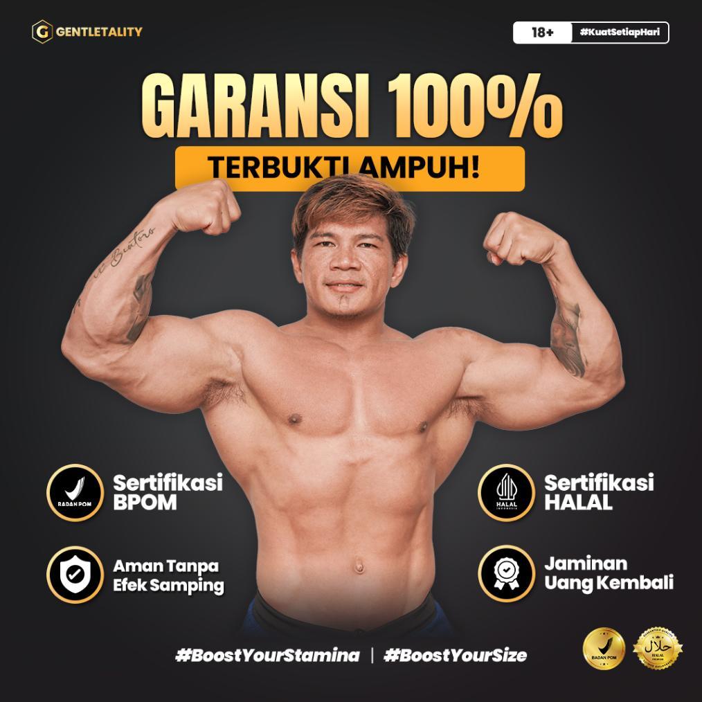 GENTLETALITY - Maxboost Ginseng Korea Penambah & Meningkatkan Stamina Vitalitas Pria