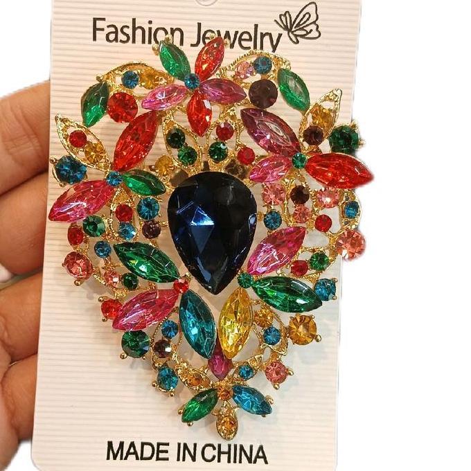 bros kebaya warna/ bros kebaya perak bakar AUL