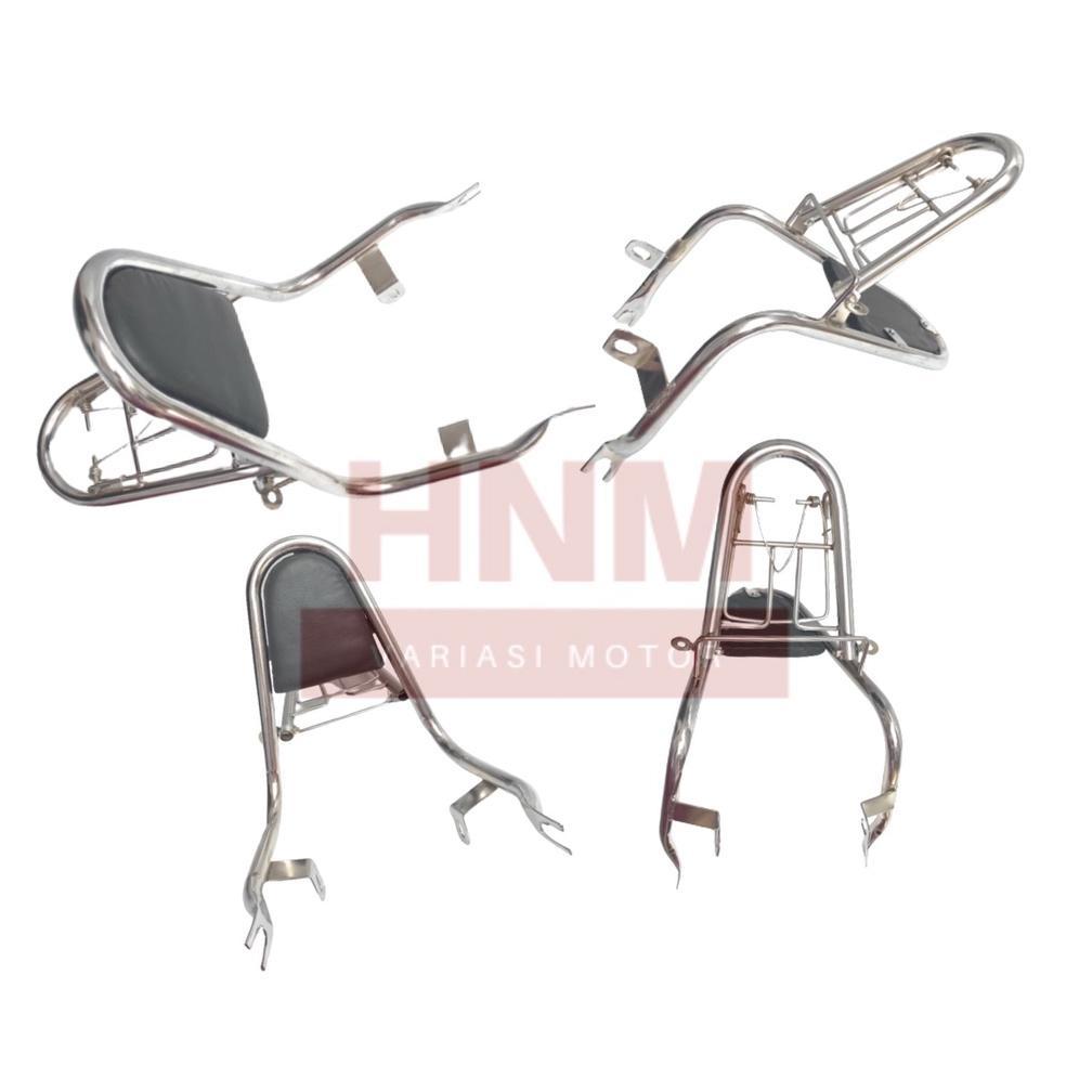 Behel Belakang Sandaran Backrack Sandaran Honda C70 SANDARAN JOK Aksesoris motor
