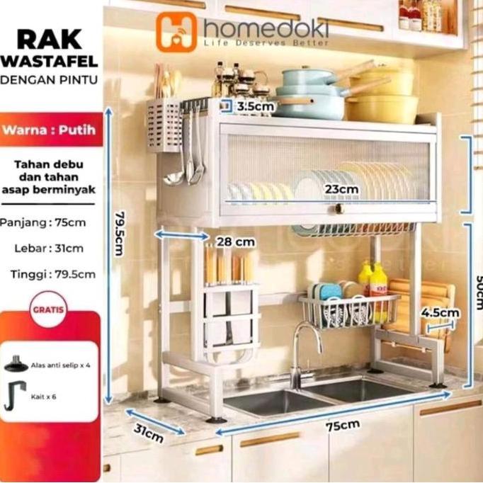 TERMURAH - Rak Piring Dapur Rak Wastafel Lemari Dapur Mini