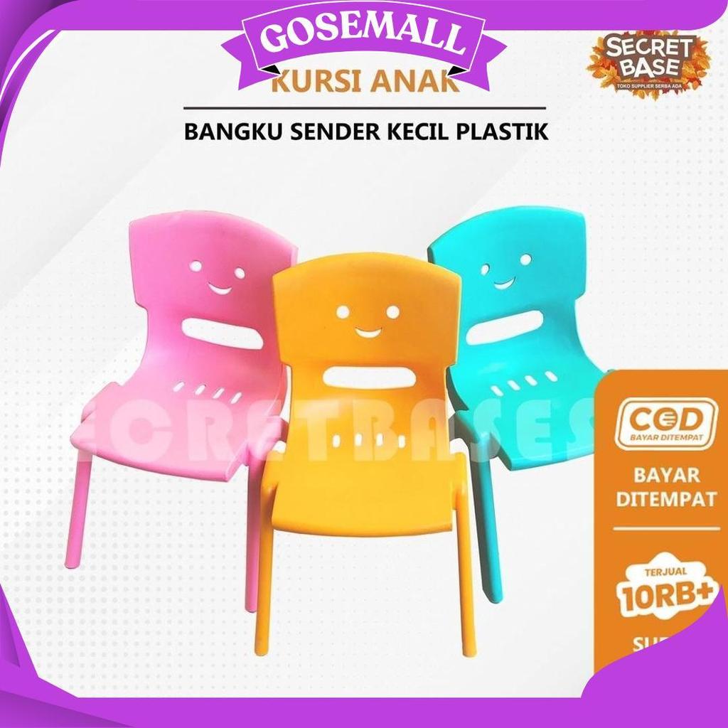 Kursi Anak - Bangku Sender Kecil Plastik / Kursi Pendek Belajar Playgroup Ori
