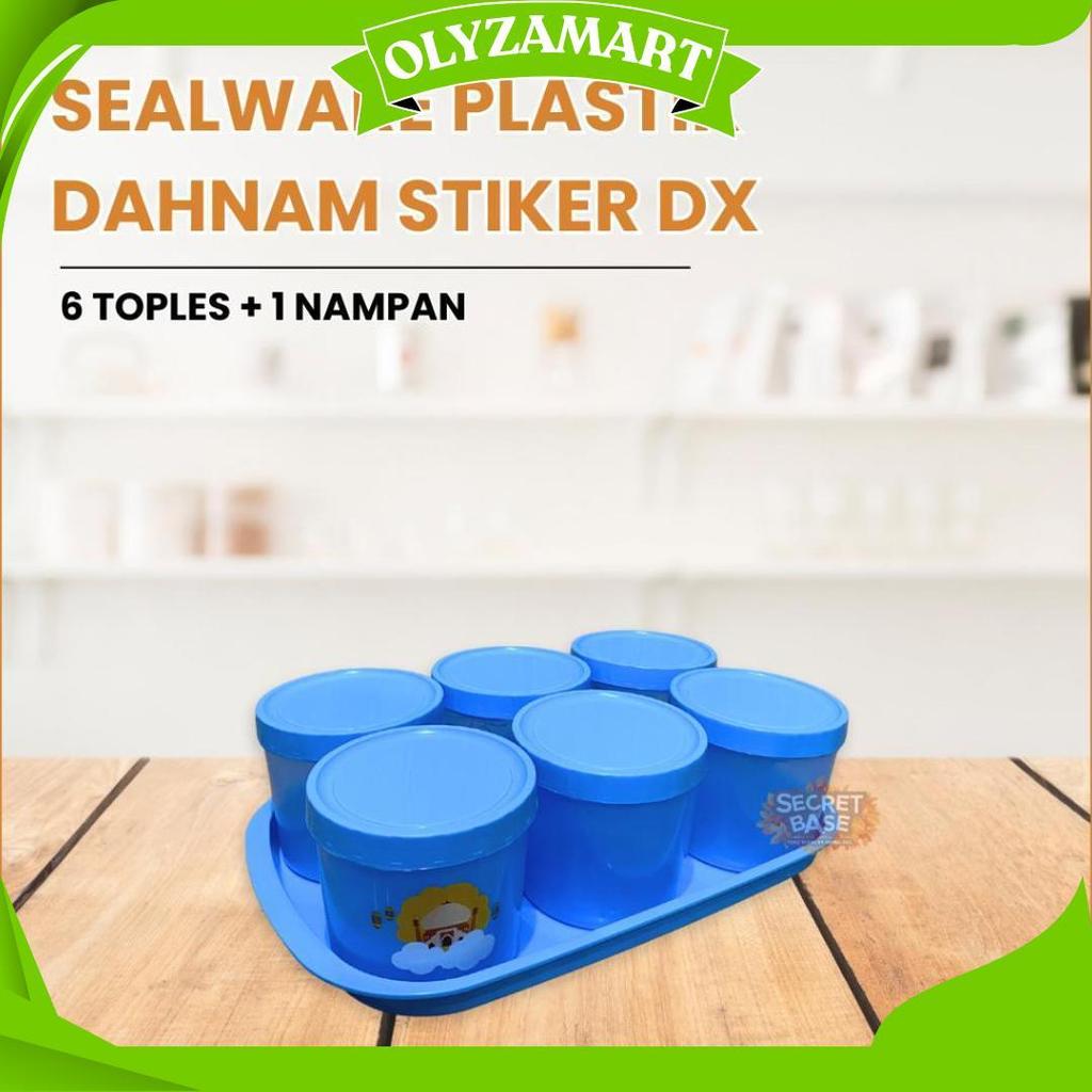 Toples Nato - Toples Nampan Set 7In1 / Toples Kue Kering Estetik / Toples Lebaran Mewah Tonam Cod