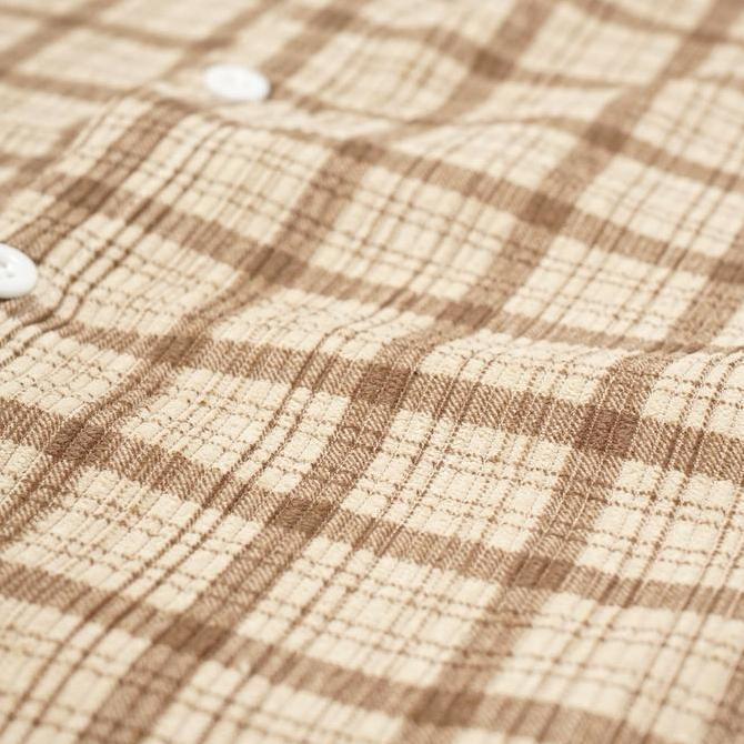 Shn Plaid Corduroy Long Sleeve Shirt