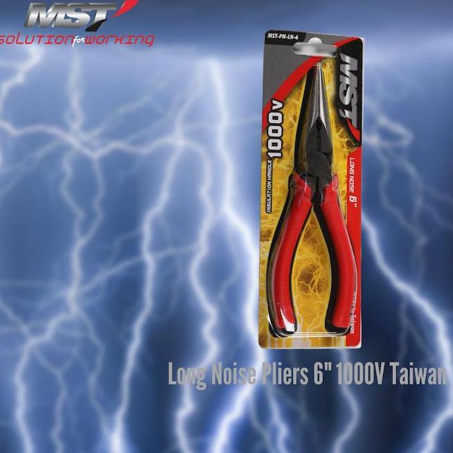 MST Tang Lances / Long Noise Pliers 6" 1000V Taiwan