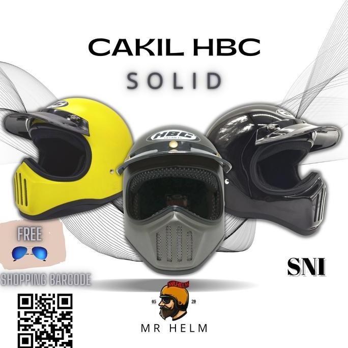 FYP HELM CAKIL HBC RETRO PROMO FREE KACA MATA RETRO FYP