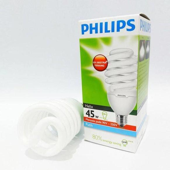 LAMPU PHILIPS TORNADO 45 WATT 45w SPIRAL