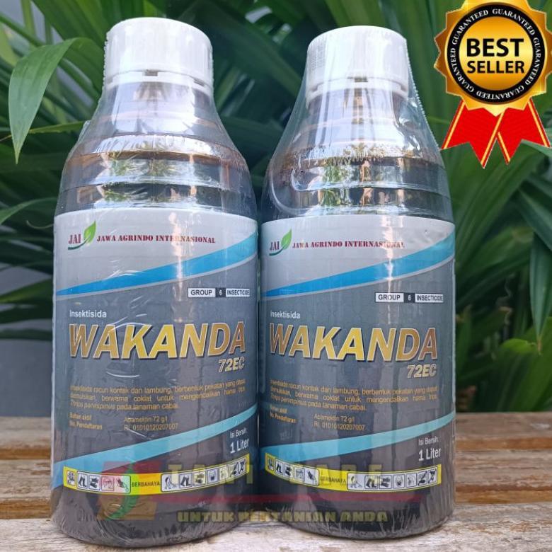 INSEKTISIDA WAKANDA ABAMEKTIN 72 EC -1 LITER BONUS KAOS Kebersihan