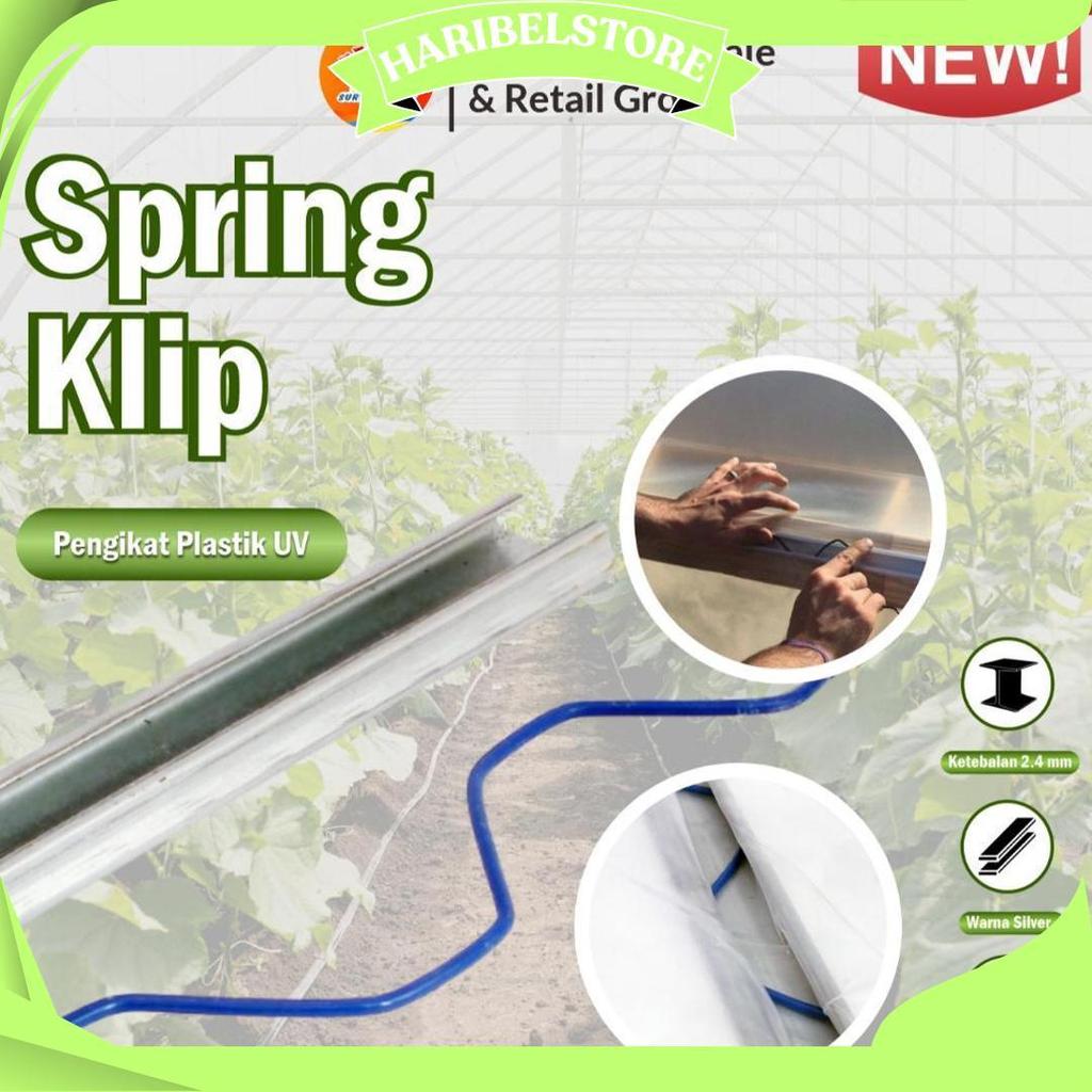 Penjepit Plastik Uv / Spring Klip Alat Pasang Plastik Uv Promo Puncak
