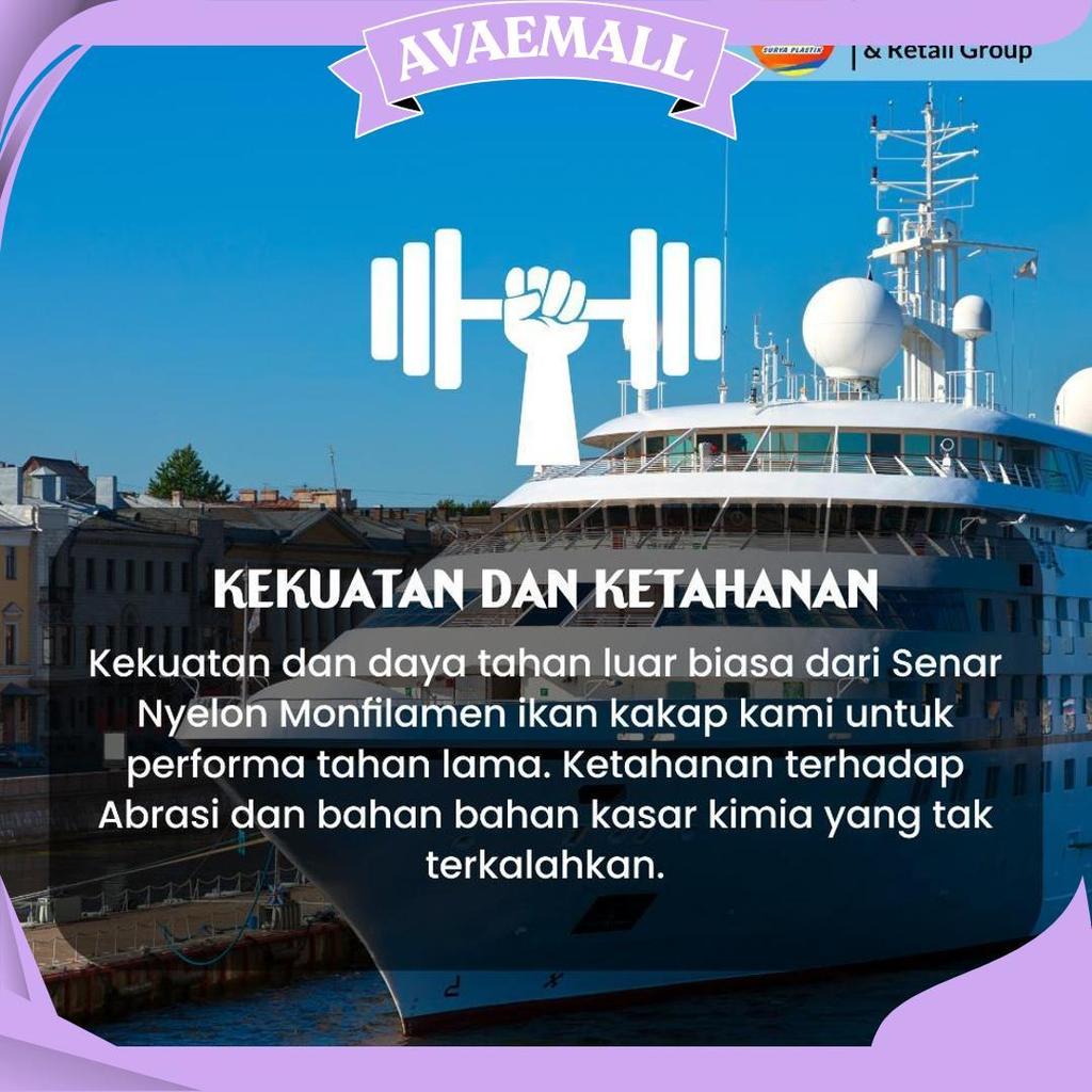 Senar Cap Ikan Kakap  Ukuran 5000 (140)  Per Roll /Tali Senar Pancing / Senar Layangan Sale