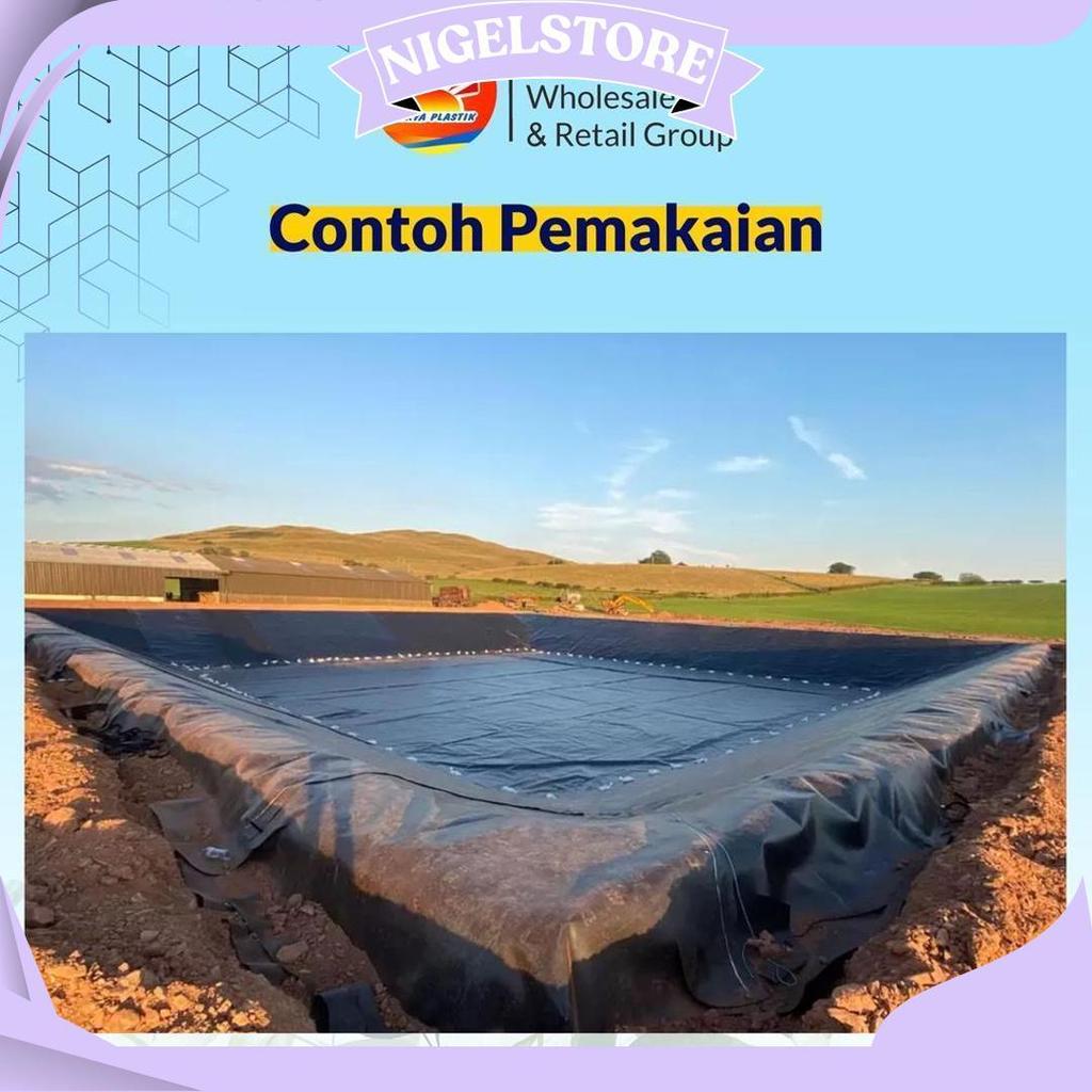 Geomembran Hdpe Tebal 200 Micron Lebar 3 Meter Cod