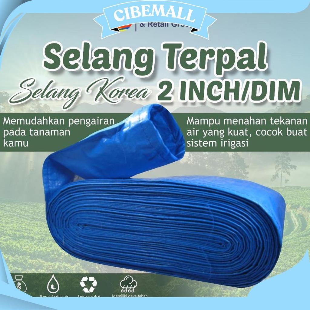 Selang Terpal Plastik 2 Dim / 2 Inch 11 Cm Berbagai Ukuran Ori