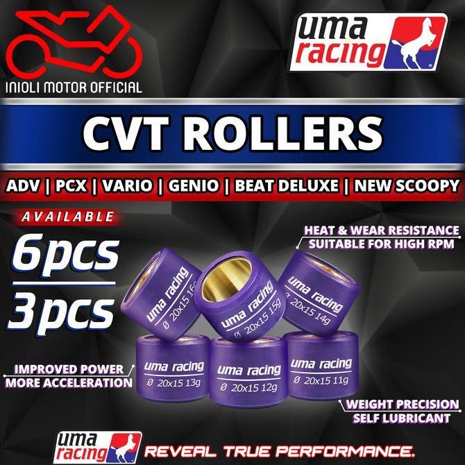 TERMURAH - ROLLER UMA RACING ADV PCX VARIO 125 150 160 FI ESP STYLO 160 GENIO BEAT DELUXE SCOOPY PRE