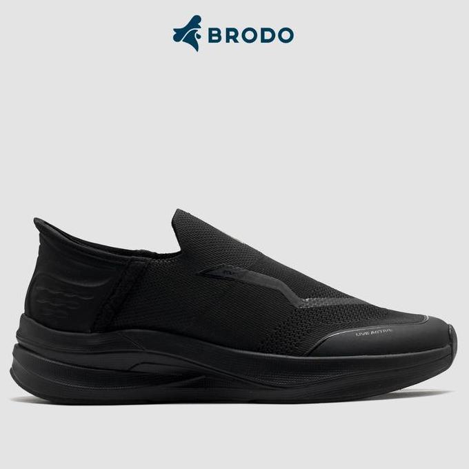 BRODO - Sneakers Forte Slip On Full Black