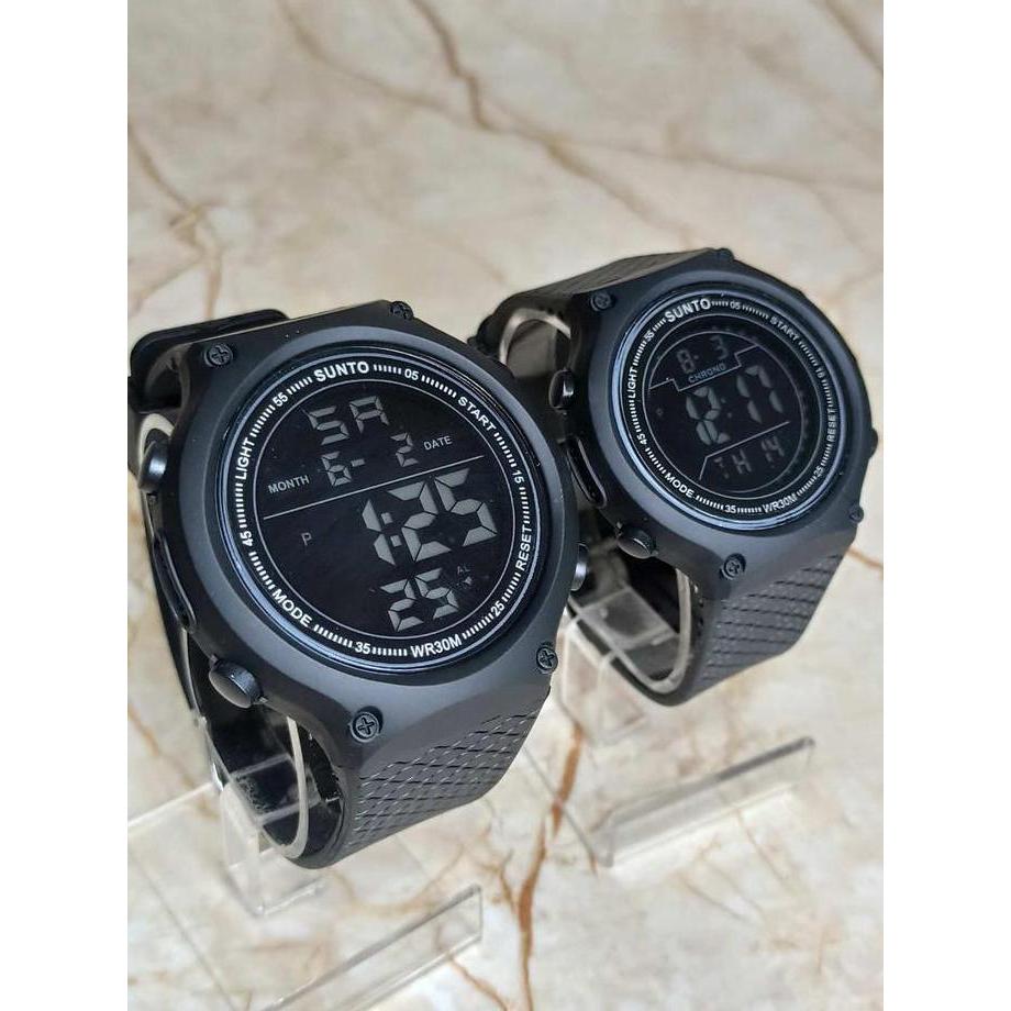 Jam Tangan Couple Pria Wanita Sunto Skymax Digital Anti air