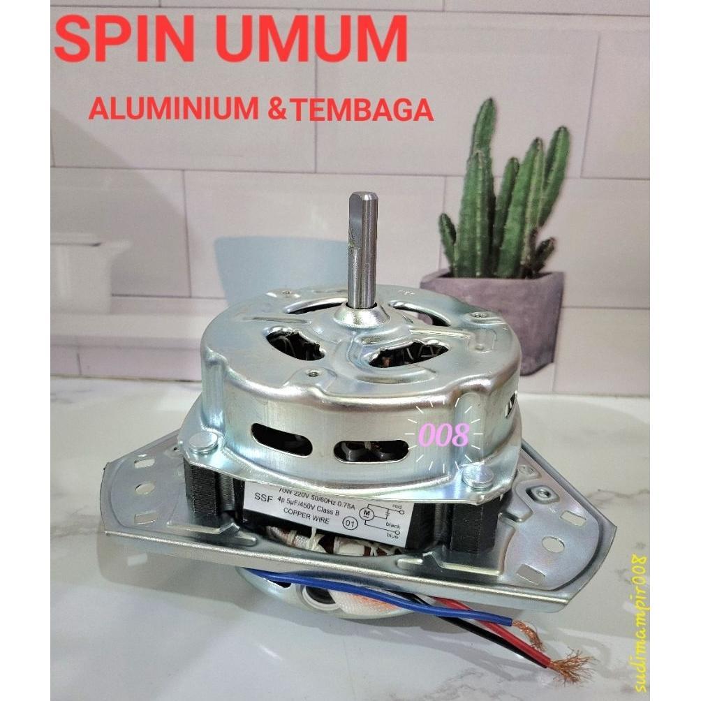 Dinamo mesin cuci spin aluminium Sparepart mesin cuci