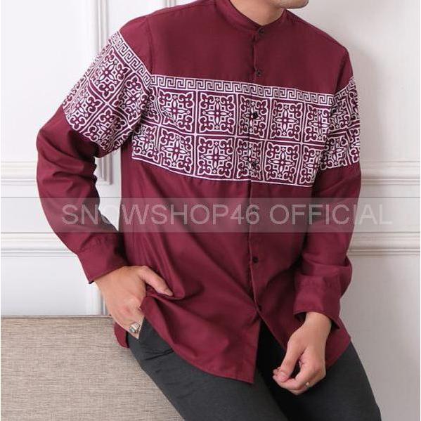 DS123 }} Rumi Full Baju Muslim Pria Bahan Toyobo pria M-XL Baju Koko Pria Rumi PJG Sablon High Kanto