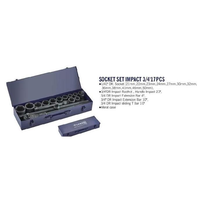 KAHONO Socket Set Sock Mata Sok Impact Socket Deep Impact Socket