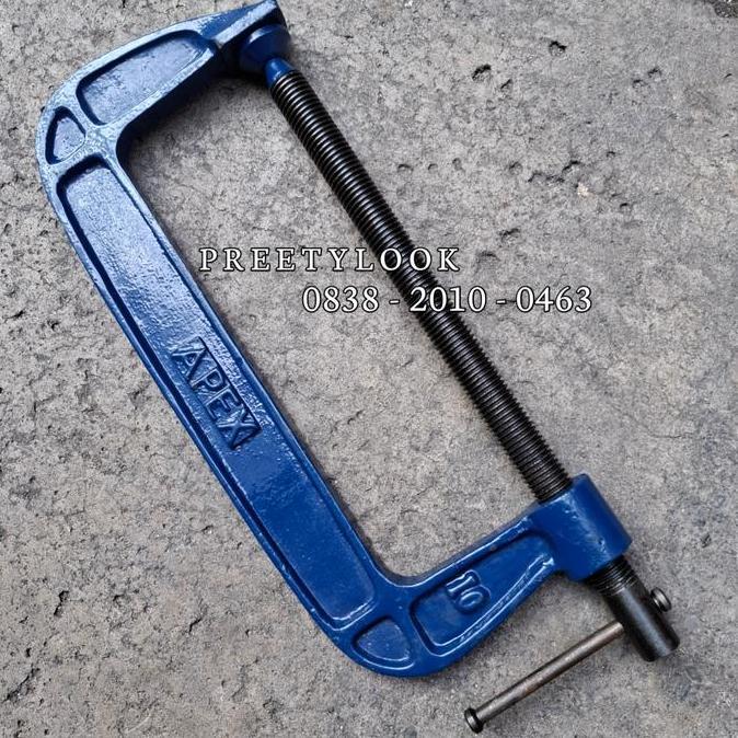 MORIFOYU Klem C Alat Penjepit Model C-Clamp 10 inch Clamp C Heavy Duty Type