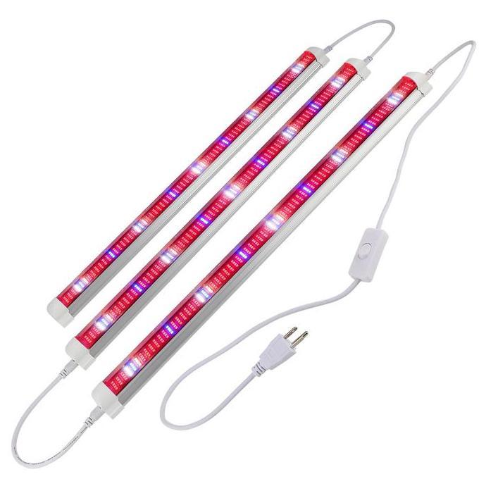 MORIFOYU- ZW0219 3Pcs/Set Lampu Tanaman Hidroponik 60W T8 120cm Grow Light LED