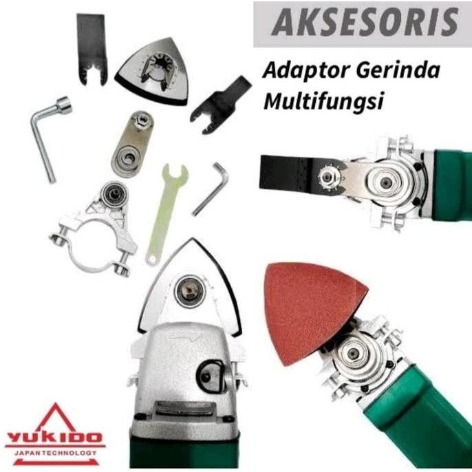 KAHONO Adaptor Gerinda alat pemotong multifungsi pemotong besi & kayu pemoles