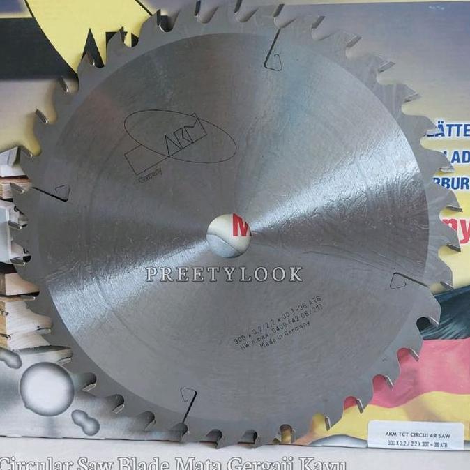 MORIFOYU mata gergaji circular 12 inch 36T TCT AKM 300 x 36 T Made In Germany