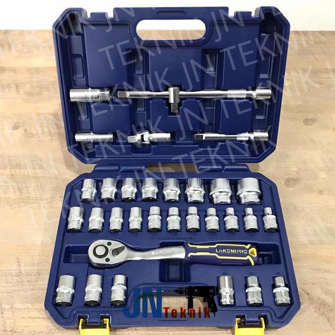 KUNCI SOK SET LAKONI PRO 1/2" 32PCS / SOCKET SET LAKONI PRO 1/2" 32PCS