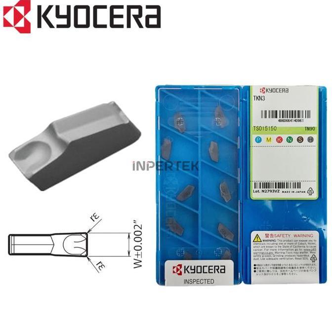 CLOUD Insert TKN 3 KYOCERA Insert Grooving 3 mm Pahat Bubut Potong 3mm TKN3