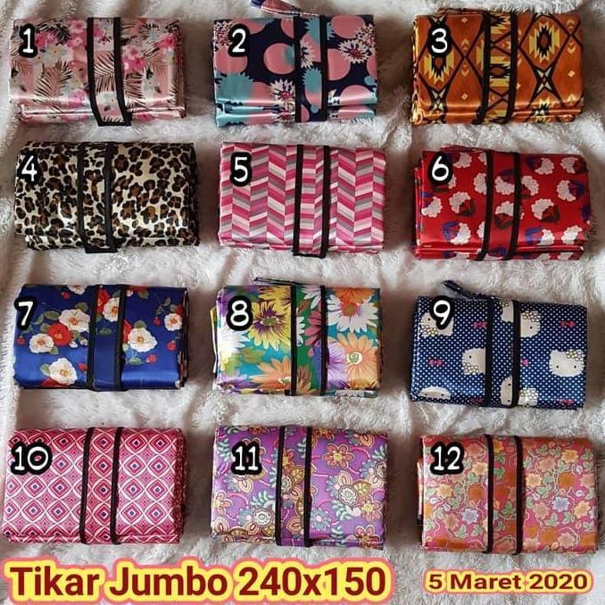 Unik Tikar lipat Microsatin/ Tikar jumbo/ tikar plastik/ waterproof