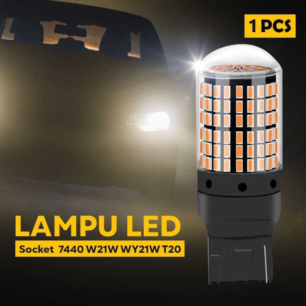 Lampu sein mobil LED cross flow 3014 SMD 7440 1 PCS -3014