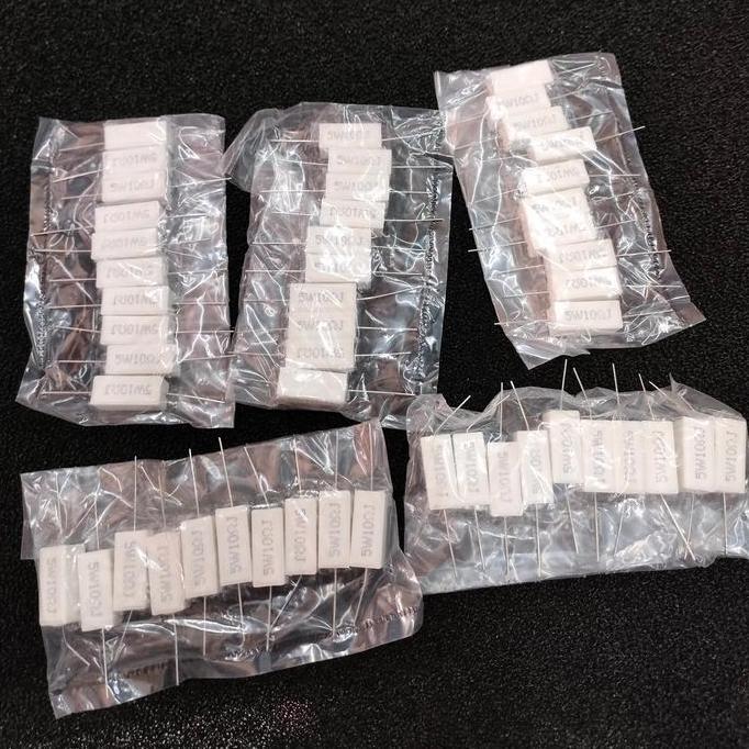 Resistor balok 10 ohm 5 watt Resistor Kapur 10ohm 5 watt