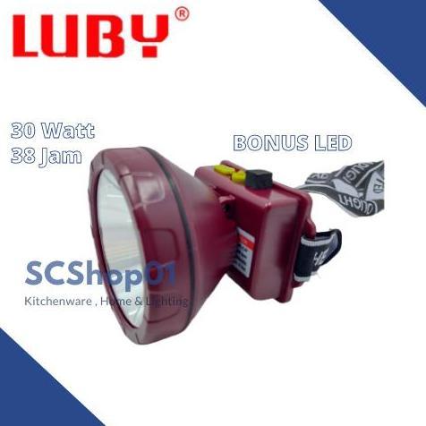 Senter Kepala Luby 30 Watt L-2807/153K ( Cahaya Kuning )