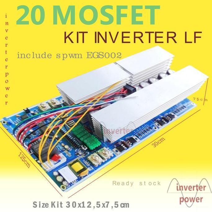TERMURAH - Kit Inverter 20 Mosfet TO 247 Low frekuensi Low Frequency psw 220v