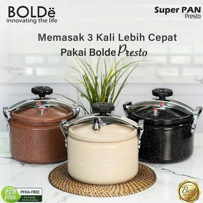 TERBARU - BOLDe Super Pan Presto 7L Granite Coating Bolde Granite Pan Presto C