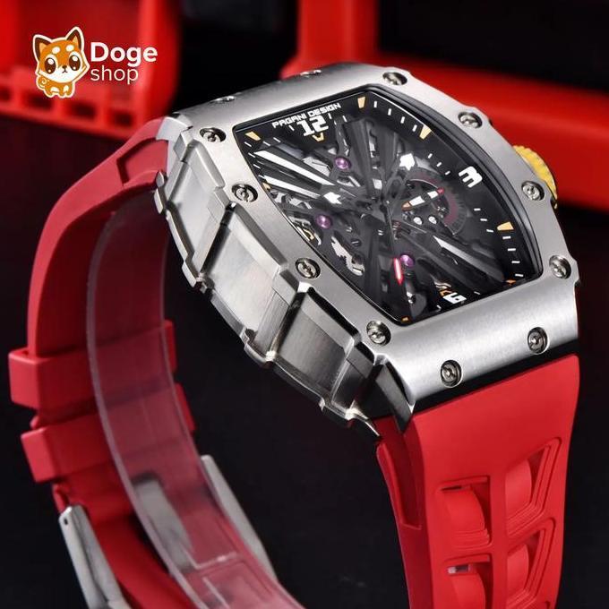 Pagani Design PD-1738 Homage VH65 Japan Movement Quartz Tonneau Sports Watch