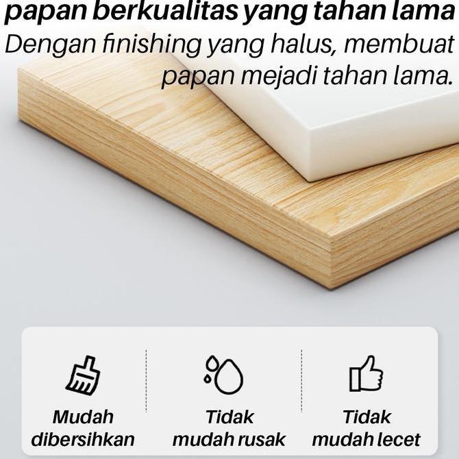 Promo Meja Nakas Rak Samping Tempat Tidur Ctg-13 Nakas Minimalis Meja Nakas Kecil Laci 2 Susun - Hom
